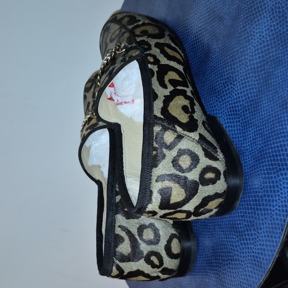 Sam Edelman Lorraine Calf Leather Loafers with Chain Detail sz. 8M (#1724) - Picture 6 of 16